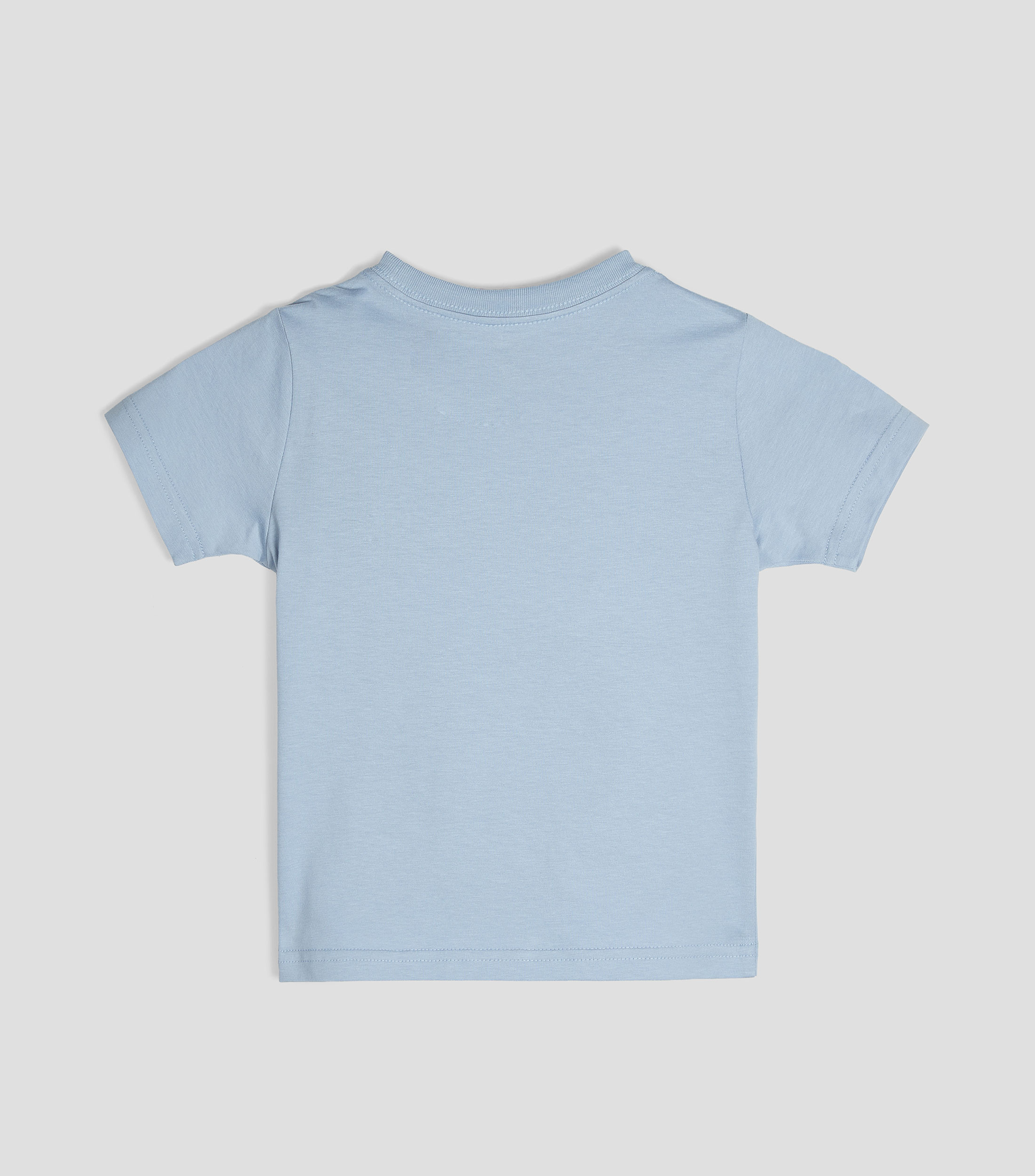 Playera cuello redondo manga corta sólida Bebé
